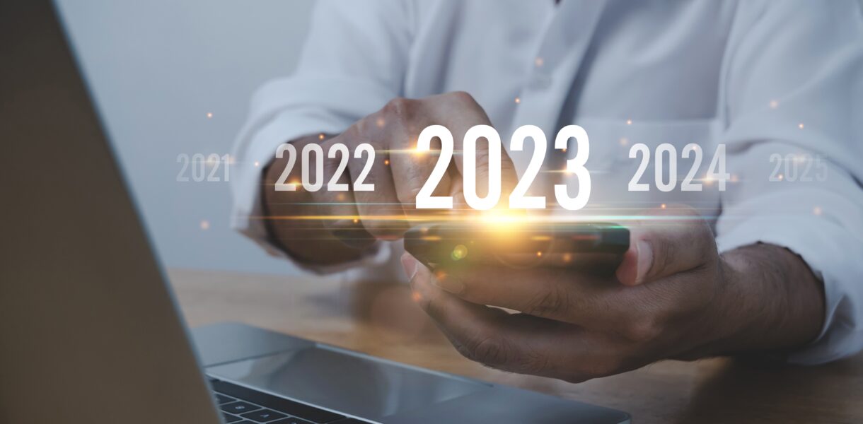 Trend,Of,2023.,People,Business,Investor,Using,Mobile,Phone,With