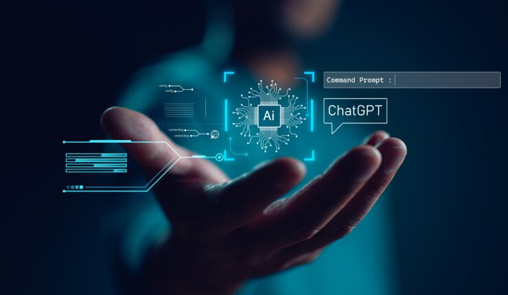 Ai,Tech,,Businessman,Show,Virtual,Graphic,Global,Internet,Connect,Chatgpt