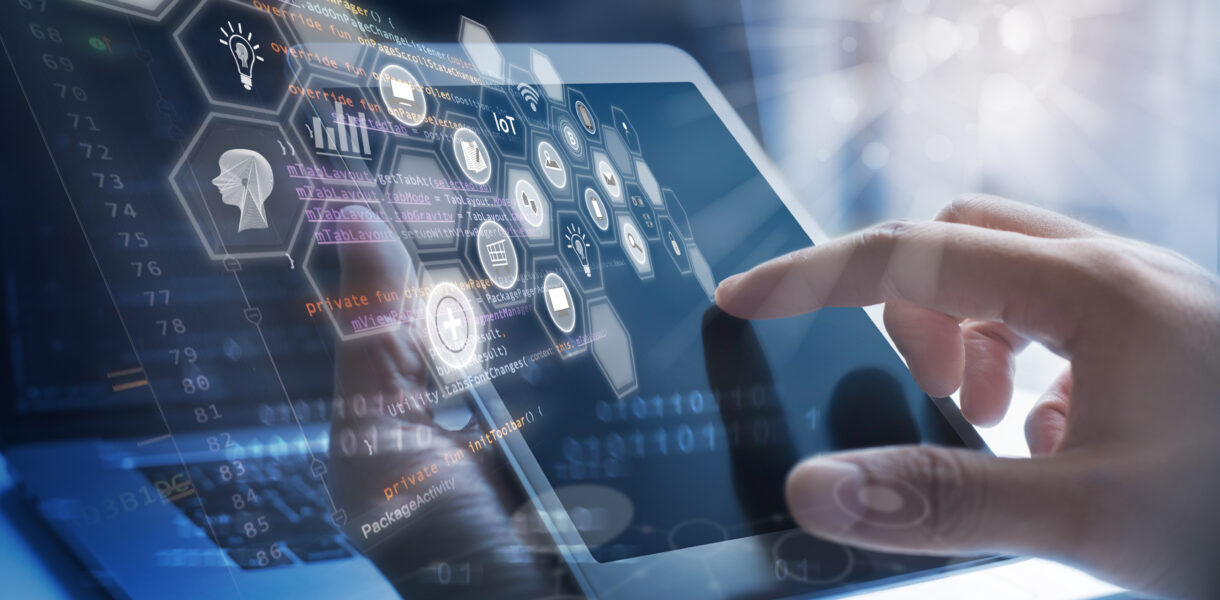 Business,Technology,,Iot,Internet,Of,Things,,Software,Development,Concept.,Business