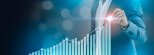Business,Growth,boost,Up,Business,Or,Success,Concept.businessman,Pointing,Arrow,Graph